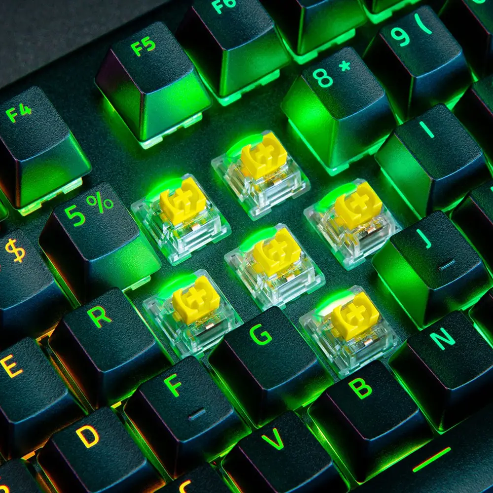 Razer BlackWidow V4 Pro Yellow Switch Mechanical Gaming Keyboard in Oman